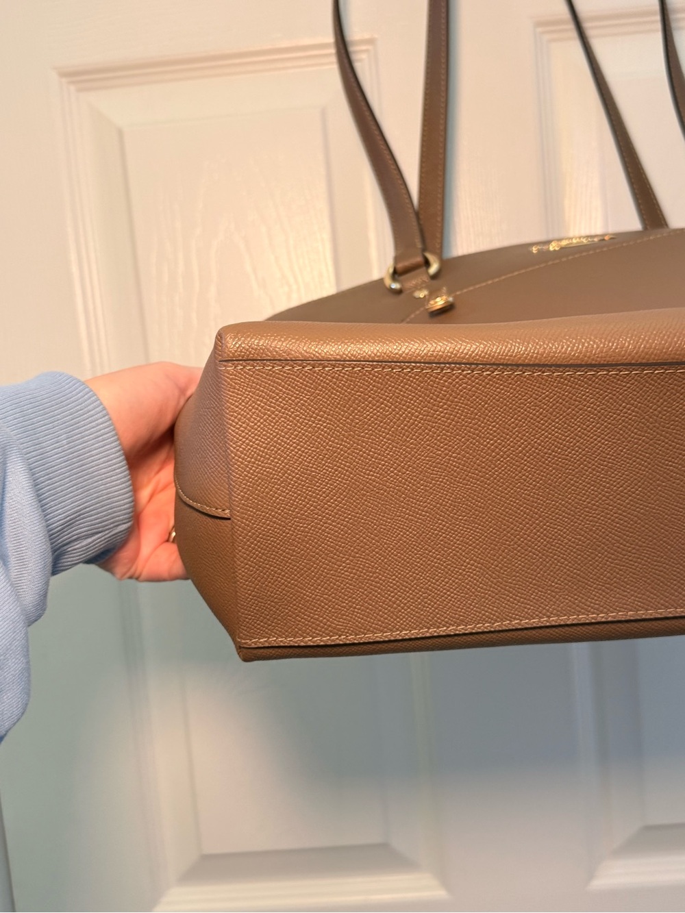Coach Station Tote - Dark Stone with Gold Hardware NWOT - Picture 10 of 16